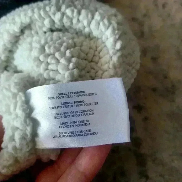 Orvis Mens Dark Gray and Black Sherpa Lined 1/4 Zip Sweater  M - Picture 12 of 16